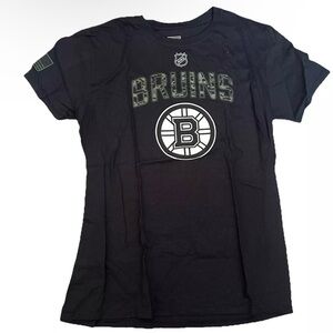 Men’s Boston Bruins Black T Shirt Size Large